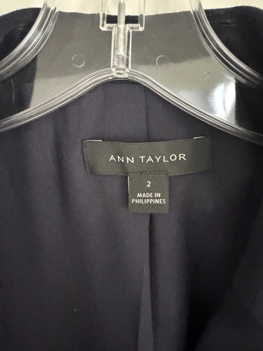 Ann Taylor Navy Devin Fit Blazer - Picture 6 of 6